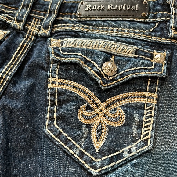 Rock Revival Roza easy bootcut jeans 29 W by 32L - Picture 9 of 9